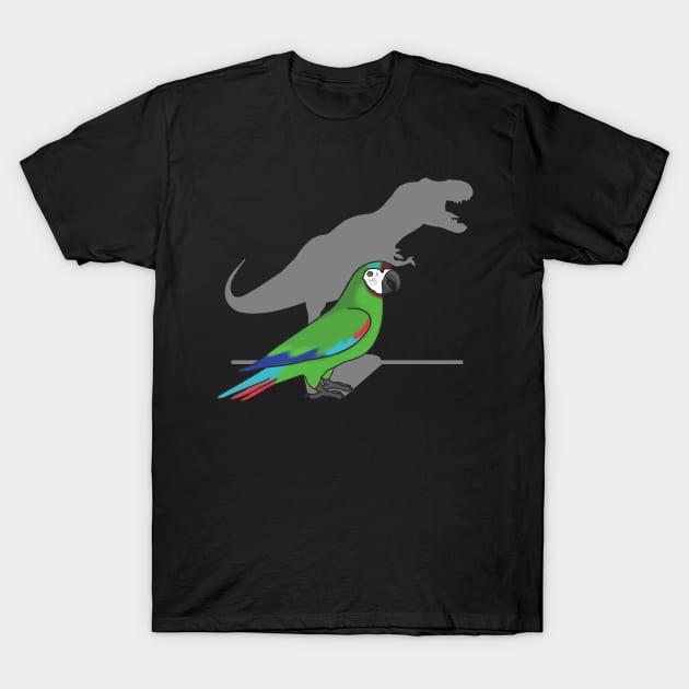 t-rex severe macaw T-Shirt by FandomizedRose